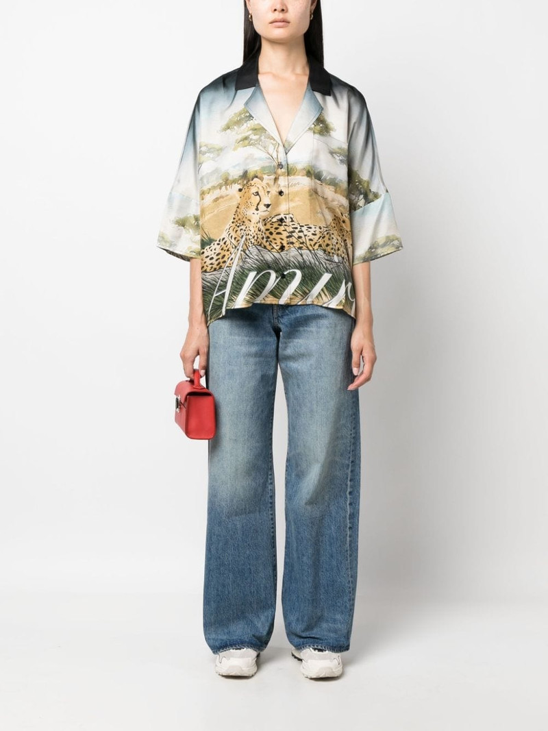 AMIRI high-rise wide-leg jeans outlook