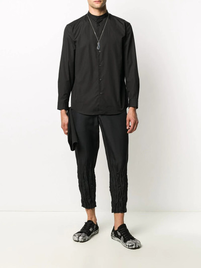 ISSEY MIYAKE band collar shirt outlook