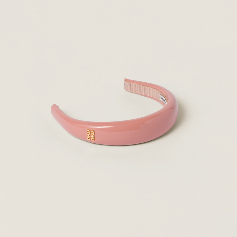 Patent leather headband 1