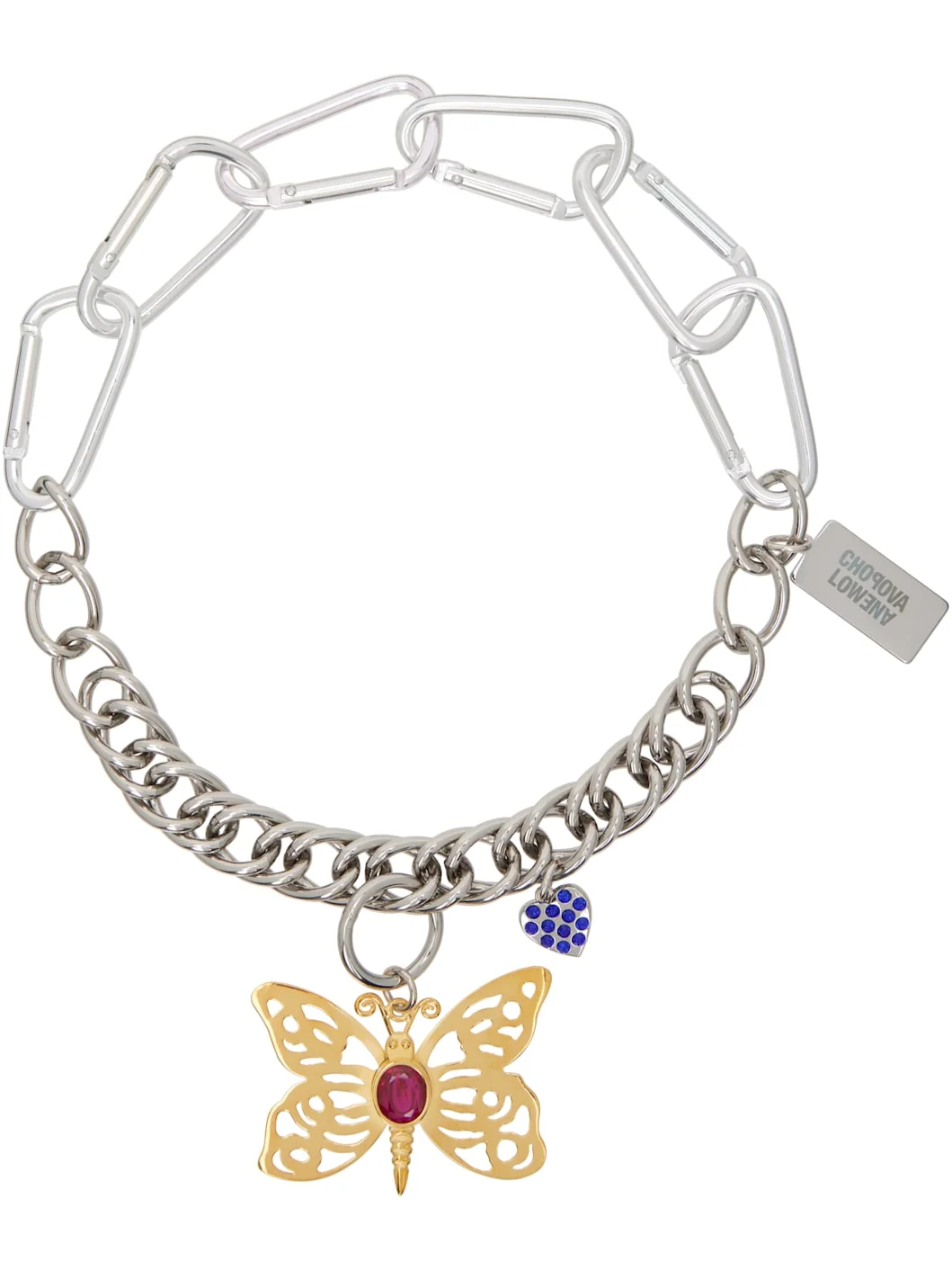 Butter Heart Carabiner Necklace - 1