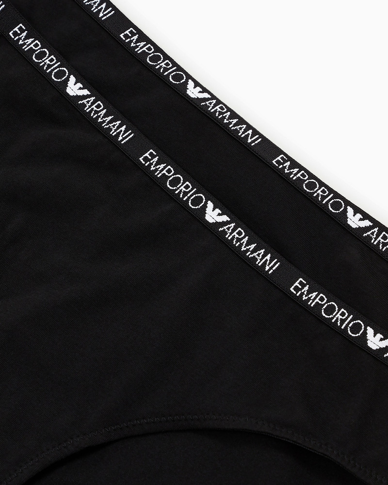 EMPORIO ARMANI Two-pack of Iconic logo briefs outlook