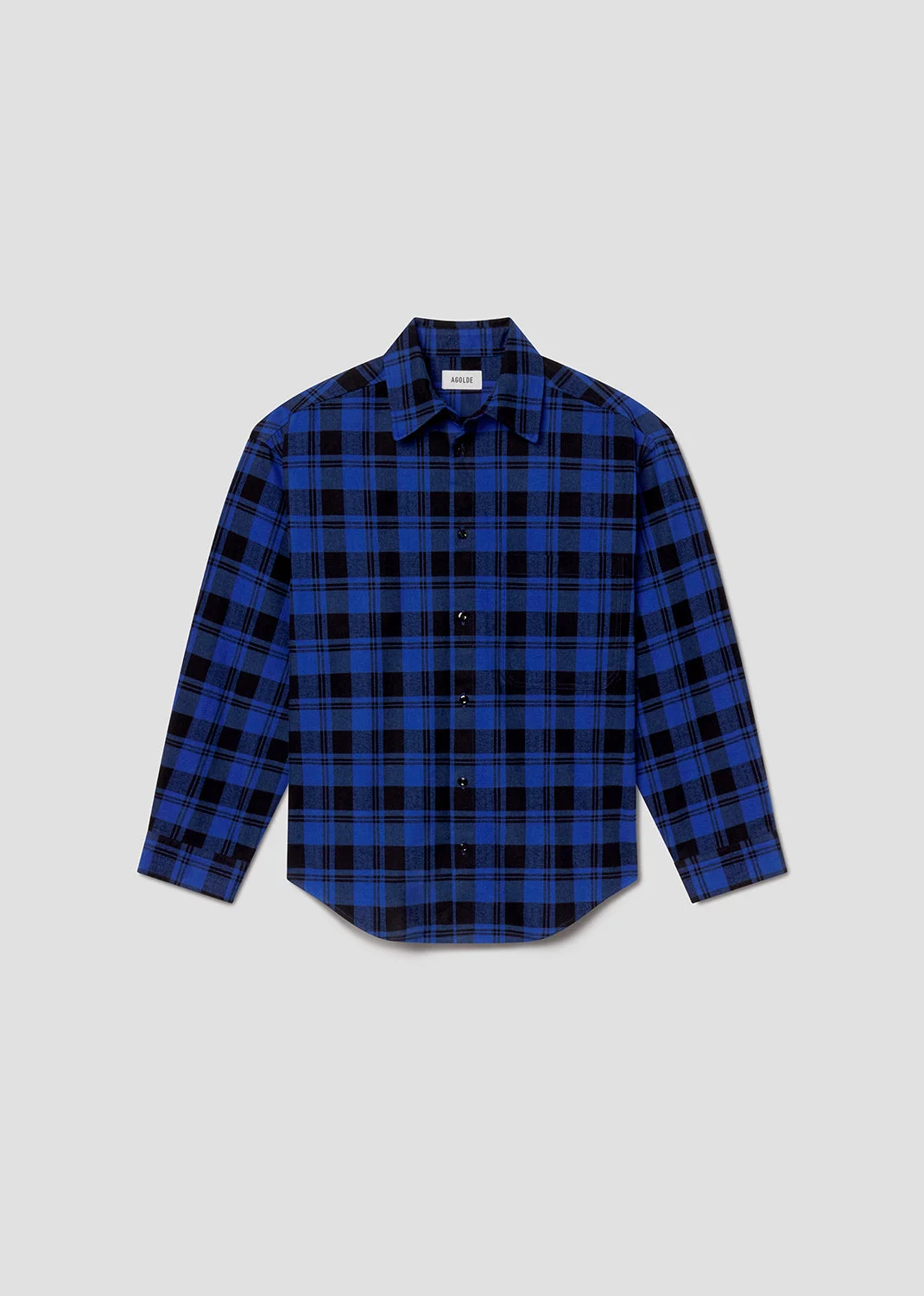 STANHOPE SHIRT IN BUFFALO CHECK COBALT - 1