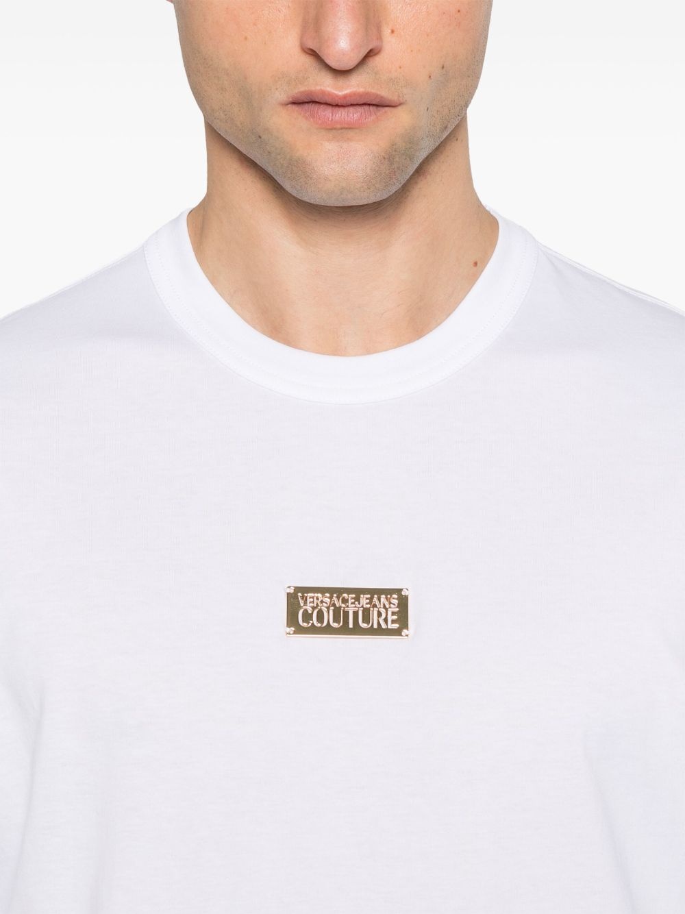 logo-plaque T-shirt - 4