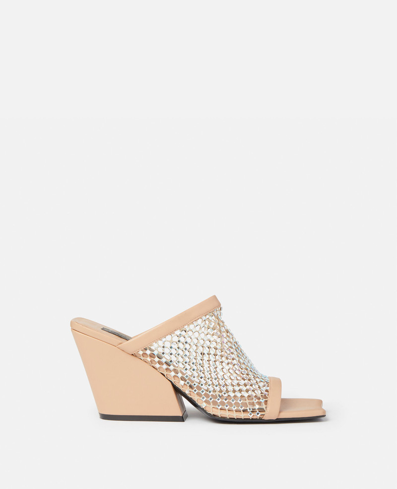 Crystal Mesh Mules - 1