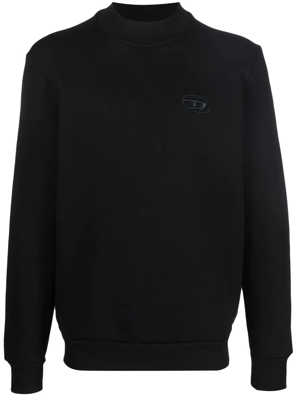 embroidered-logo sweatshirt - 1