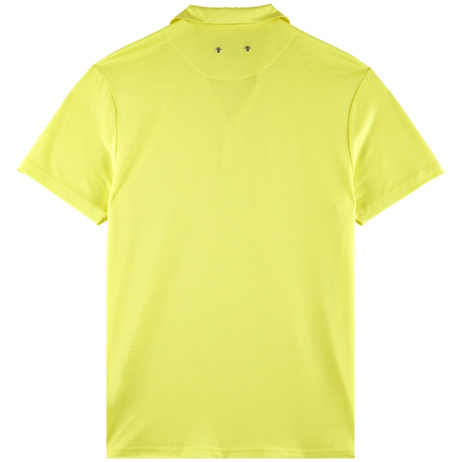 Men Tencel Polo Shirt Solid - 2