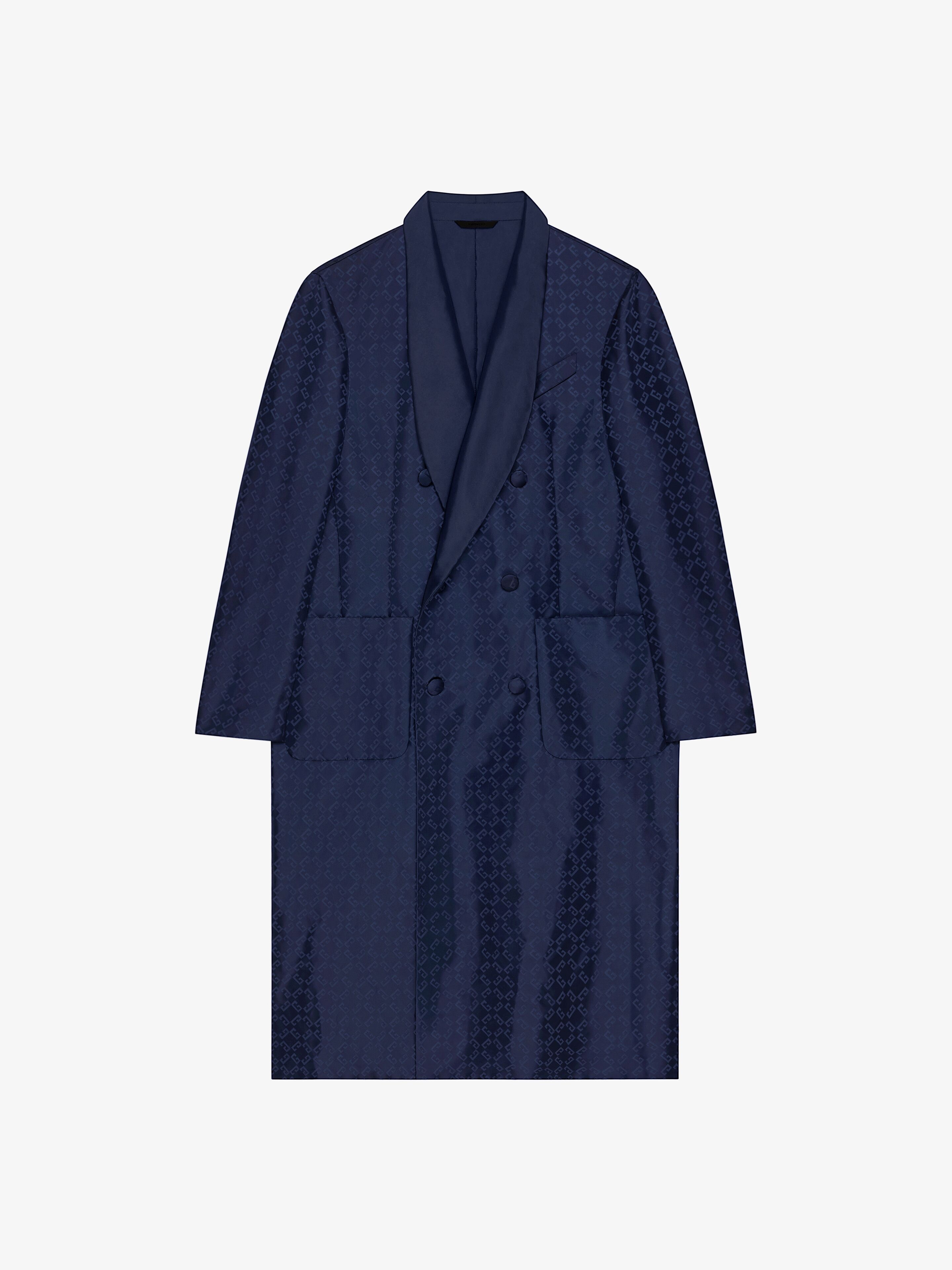 COAT IN DOUBLE FACE MONOGRAM 72 JACQUARD - 1