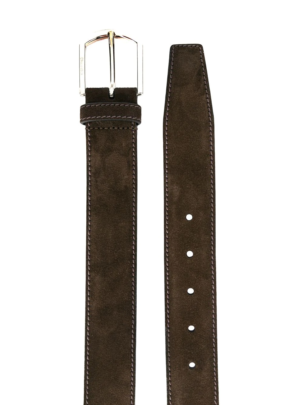 buckled suede belt - 2