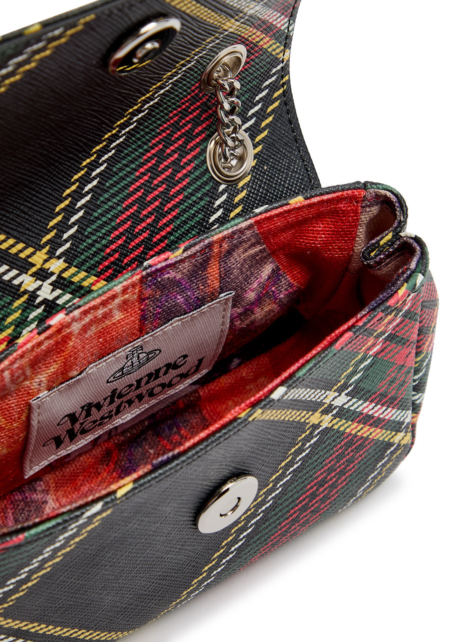 Vivienne Westwood Small Tartan Faux Leather Cross-body bag - 4