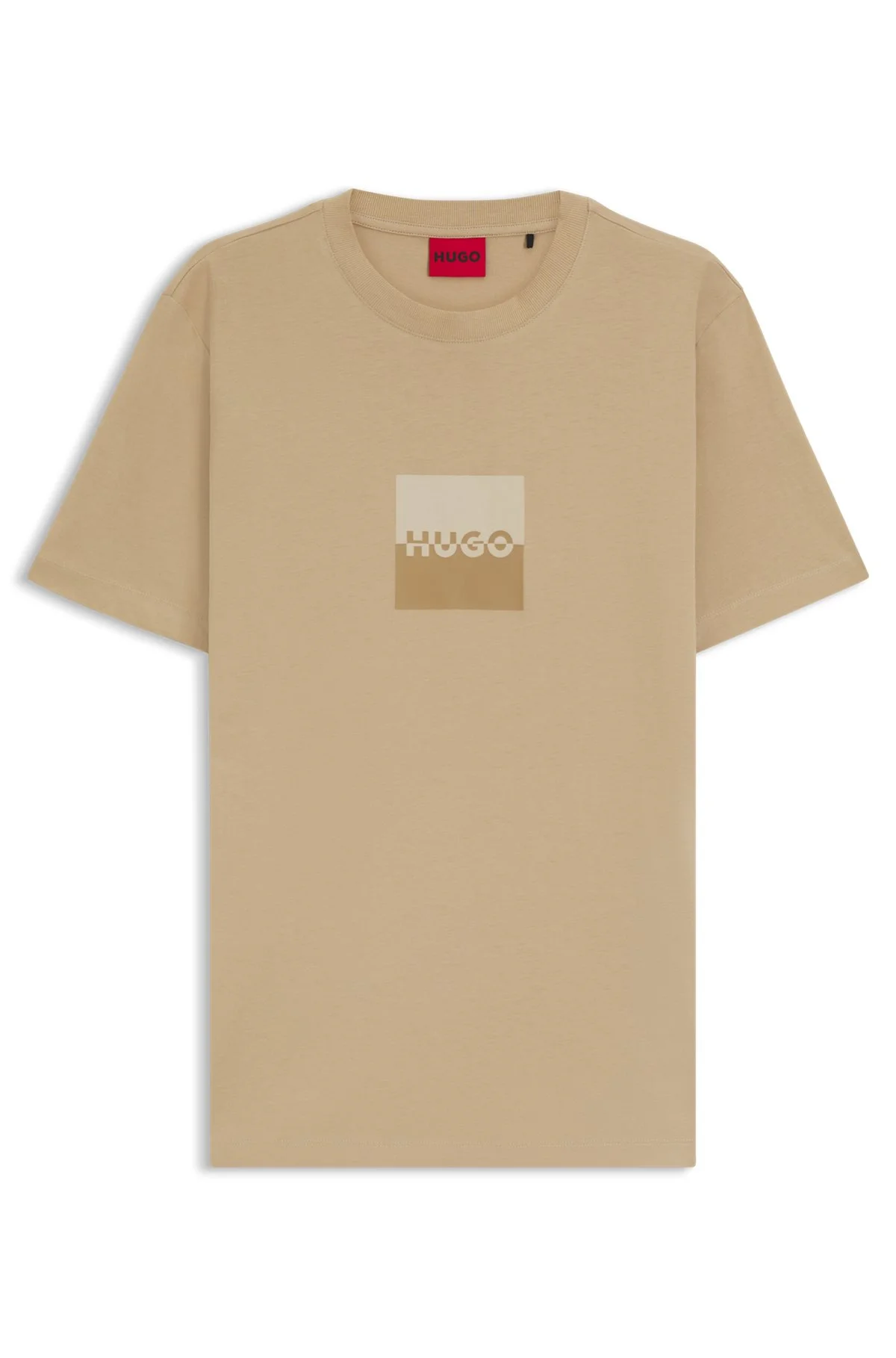 COTTON-JERSEY T-SHIRT WITH SPLIT-LOGO PRINT - 1