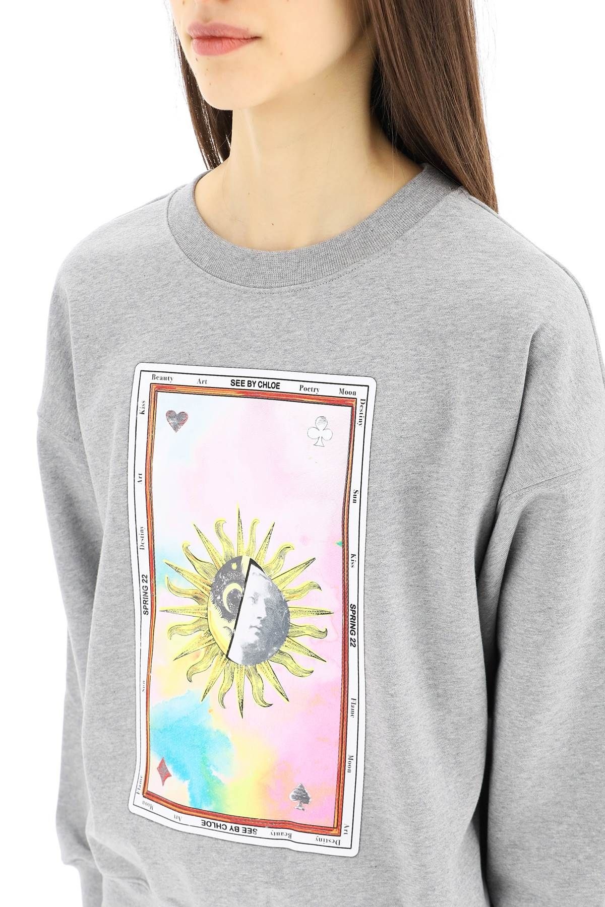 TAROT PRINT SWEATSHIRT - 5