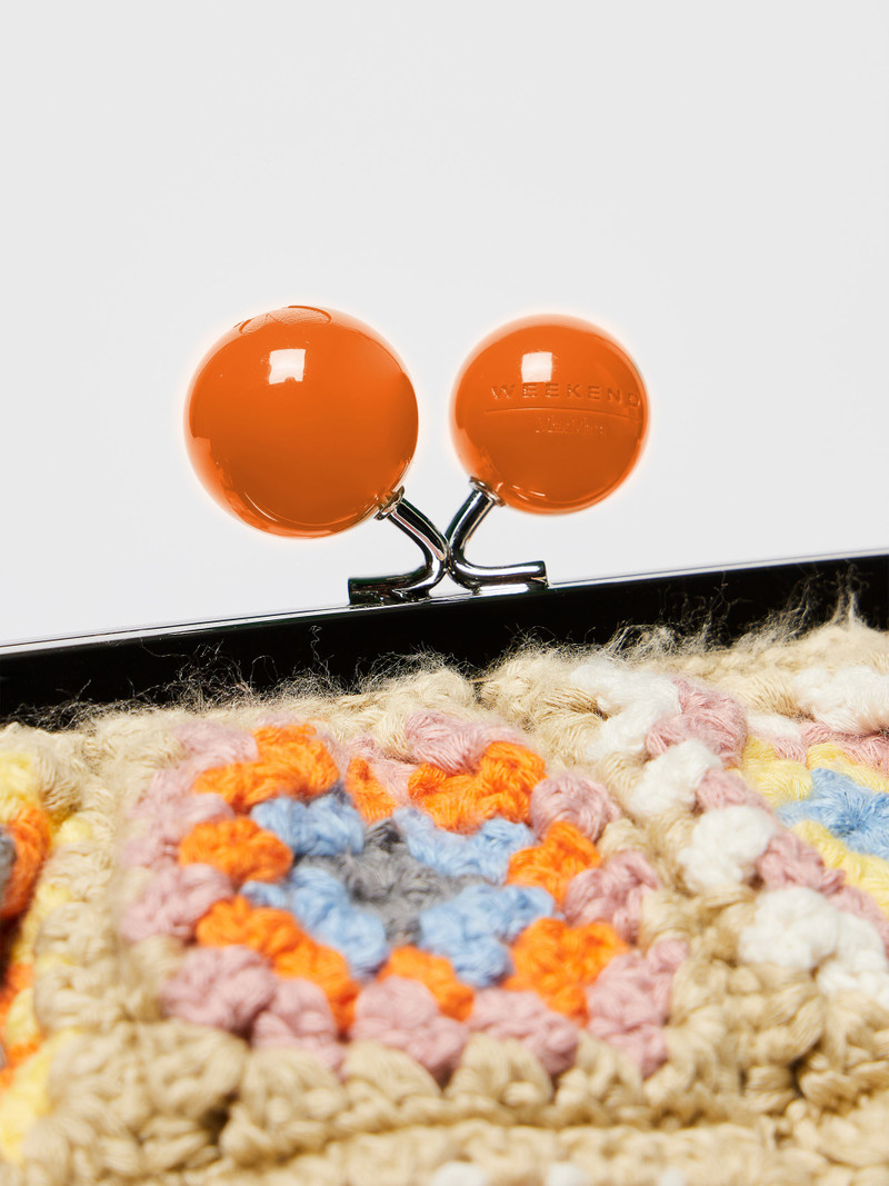 NEMBO Medium Pasticcino Bag in Crochet-knit cotton 5