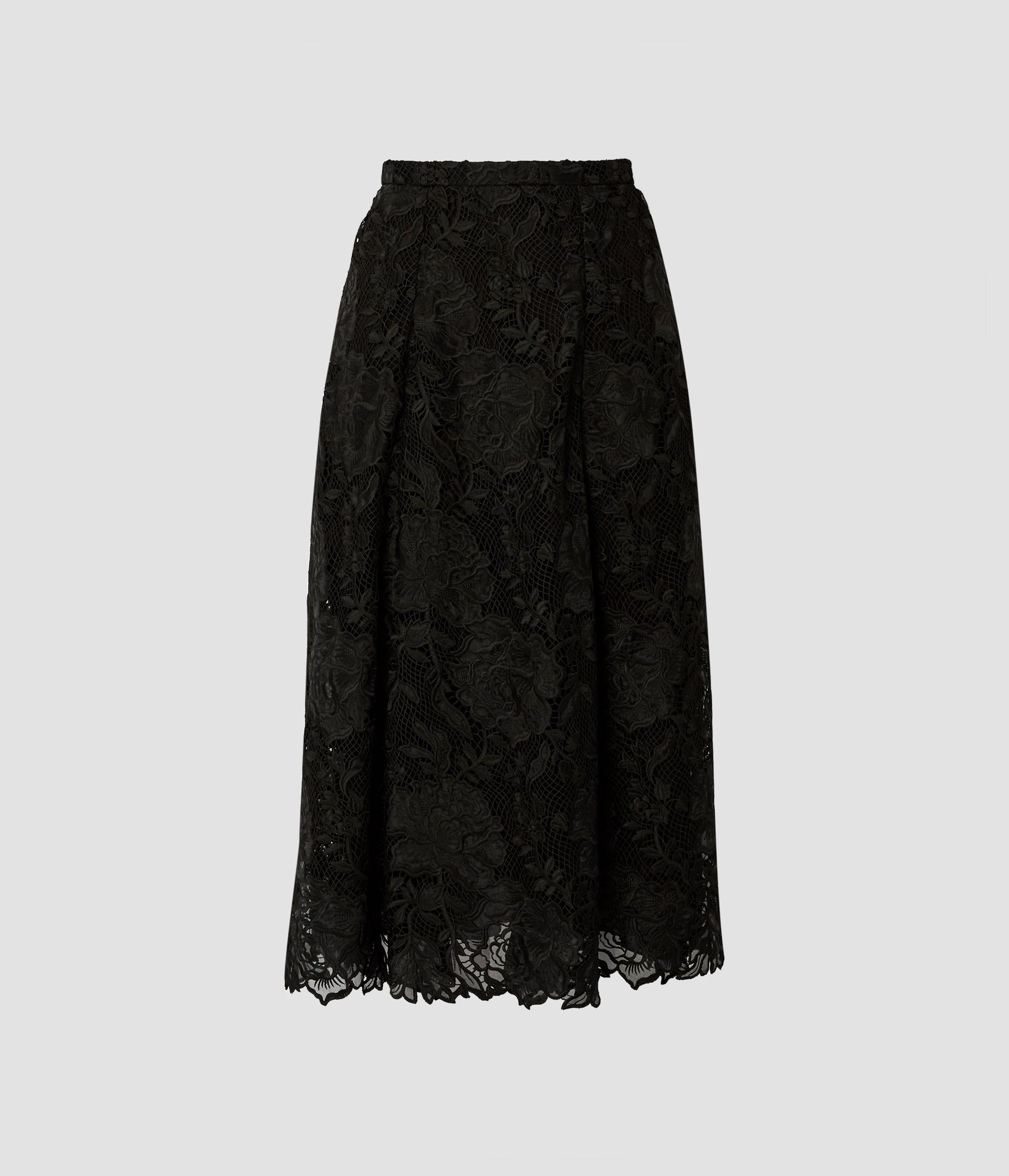A-LINE MIDI SKIRT - 2