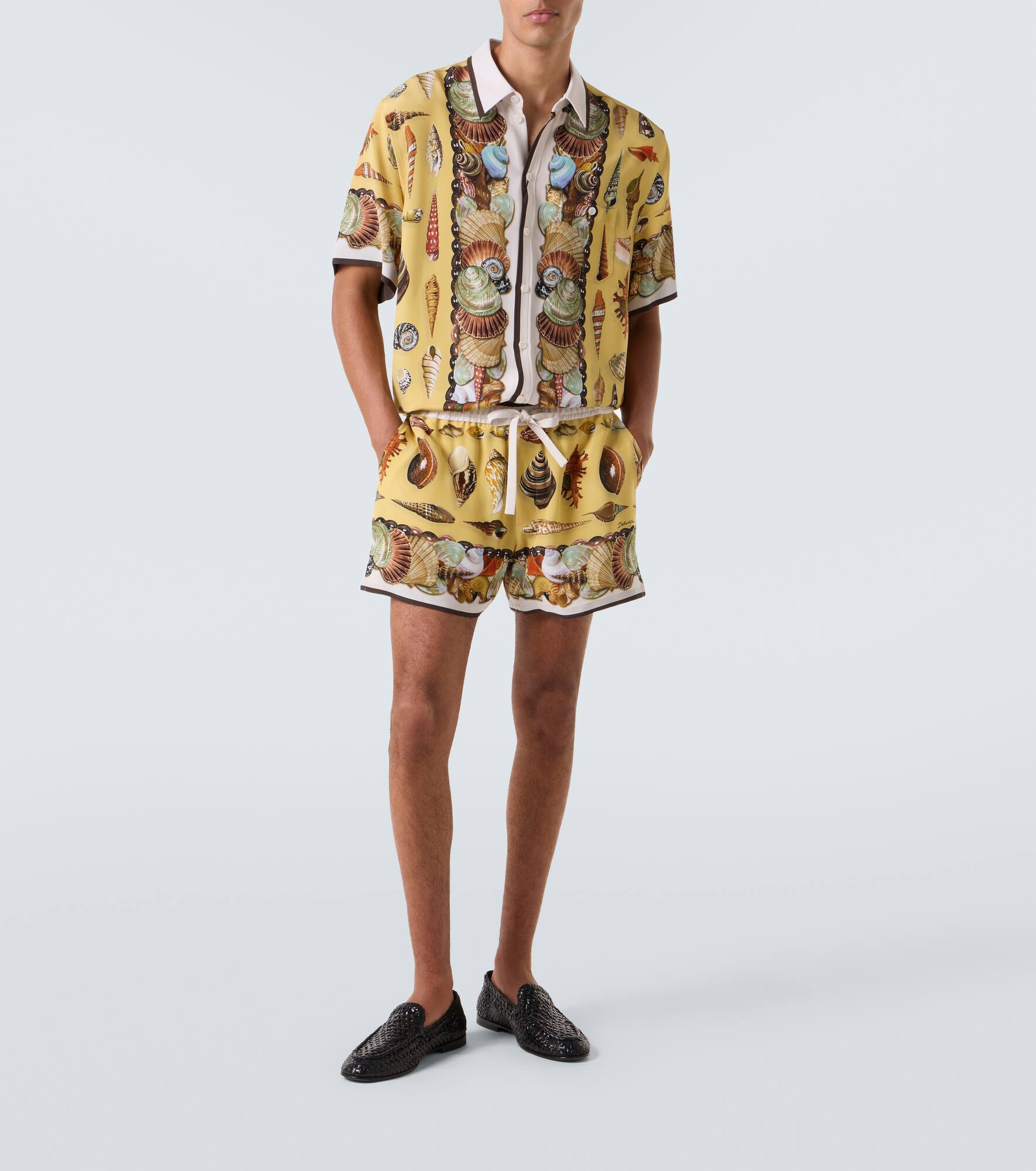Printed silk shorts - 2