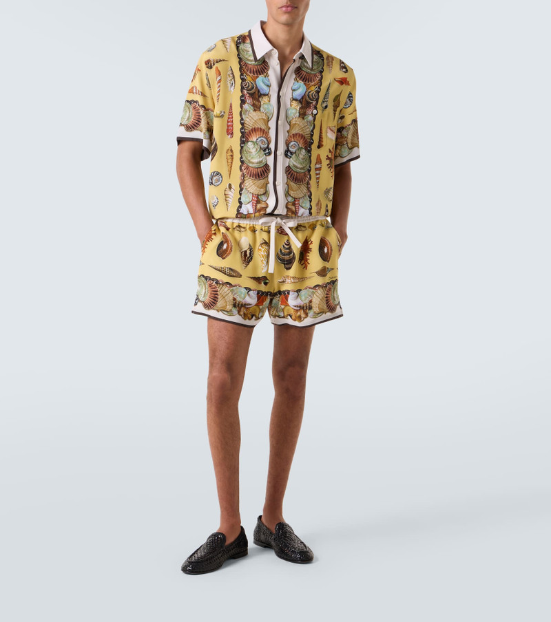 Dolce & Gabbana Printed silk shorts outlook
