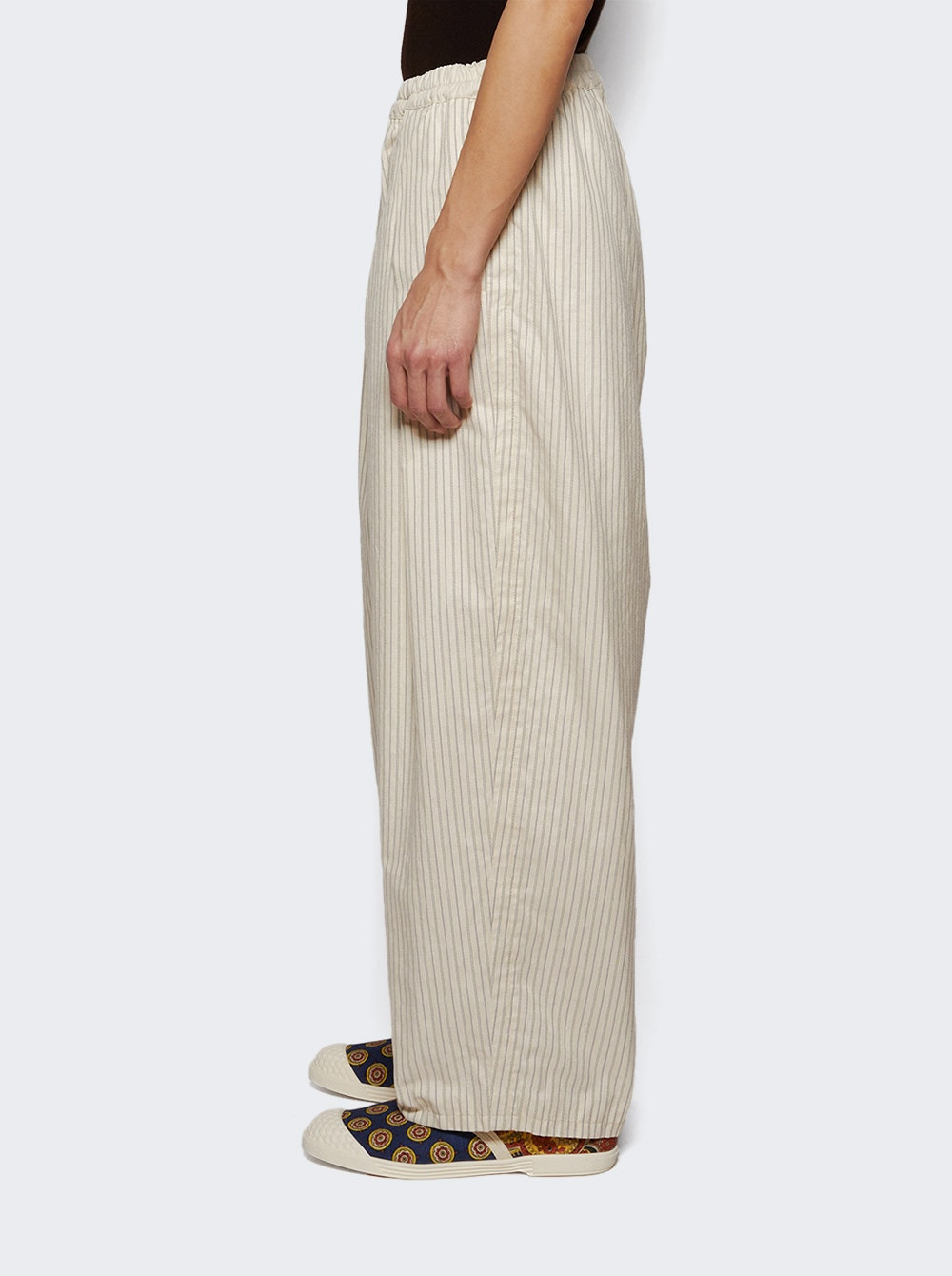 Pants Ecru And Black - 3