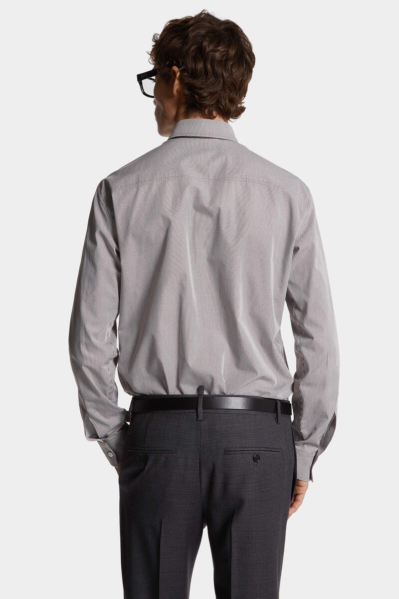 RELAX DAN MICRO-CHECKED SHIRT - 4