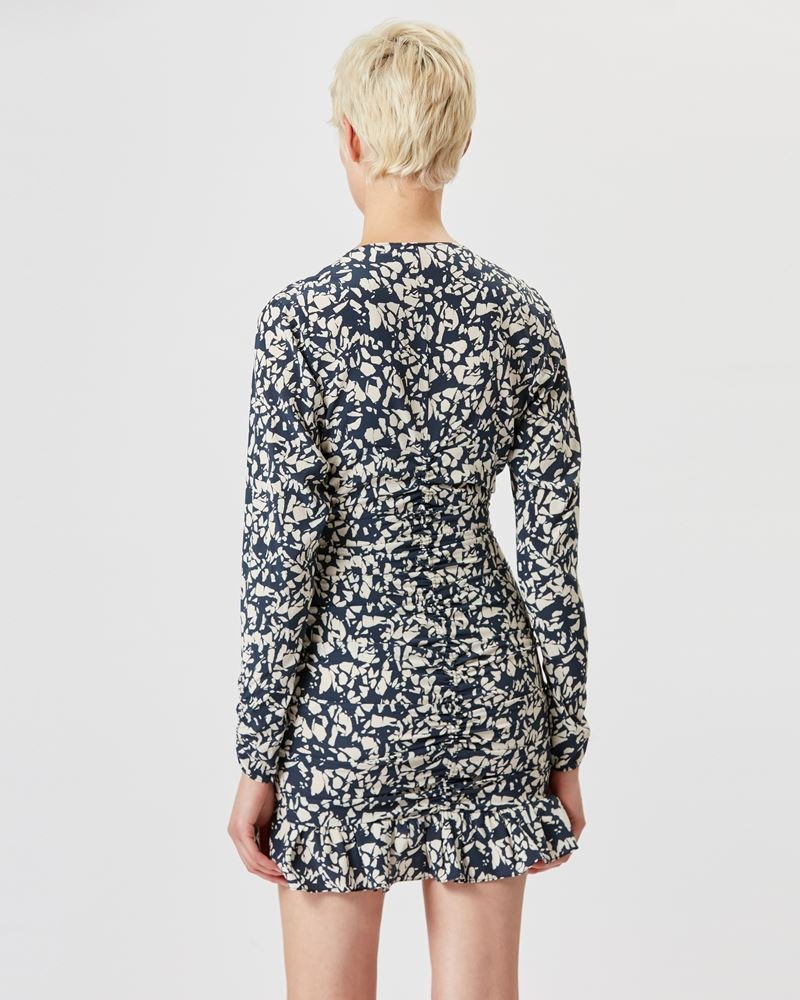 LARA SHORT SILK DRESS - 5