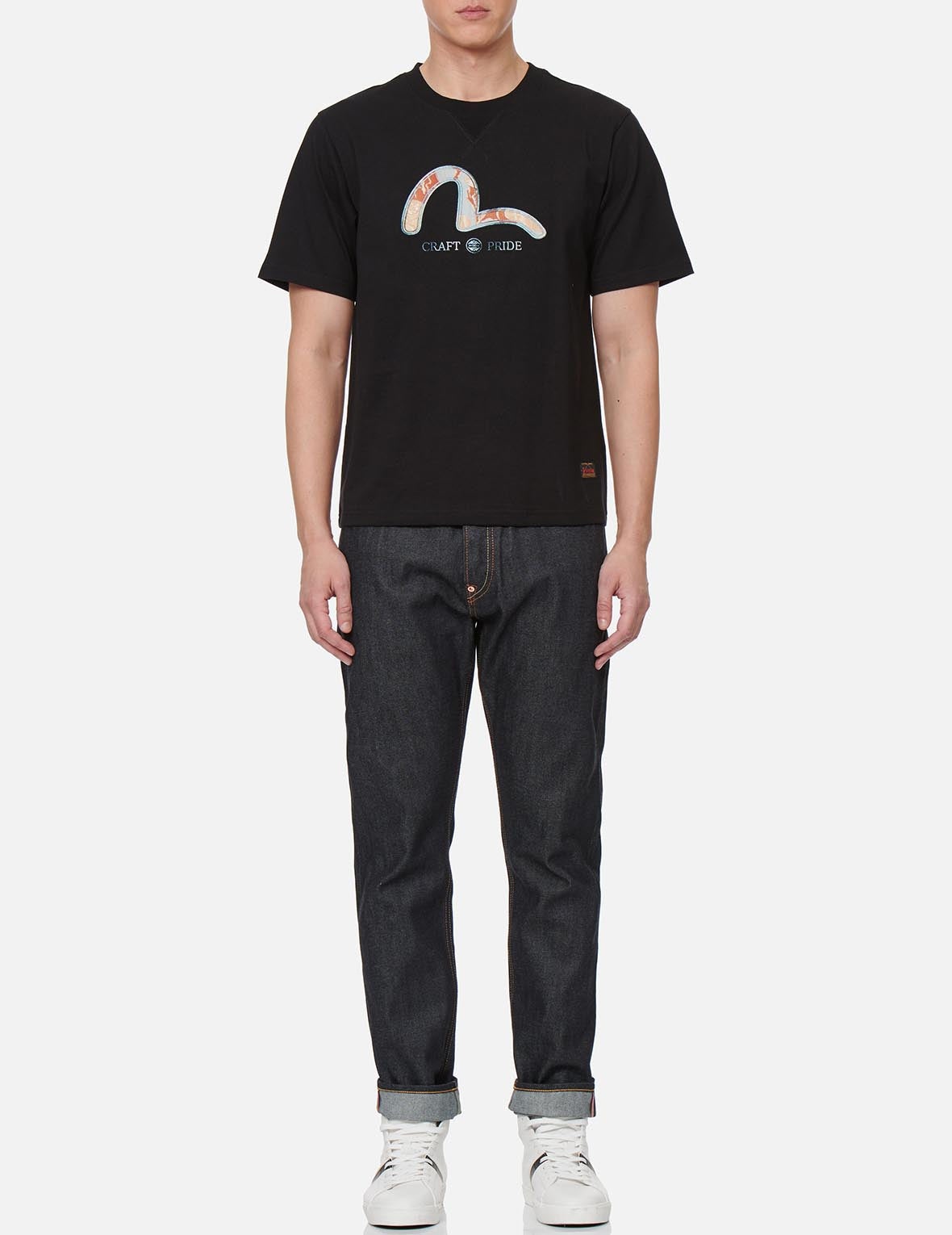 Grains-pattern Daicock Carrot Fit Jeans #2017 - 6