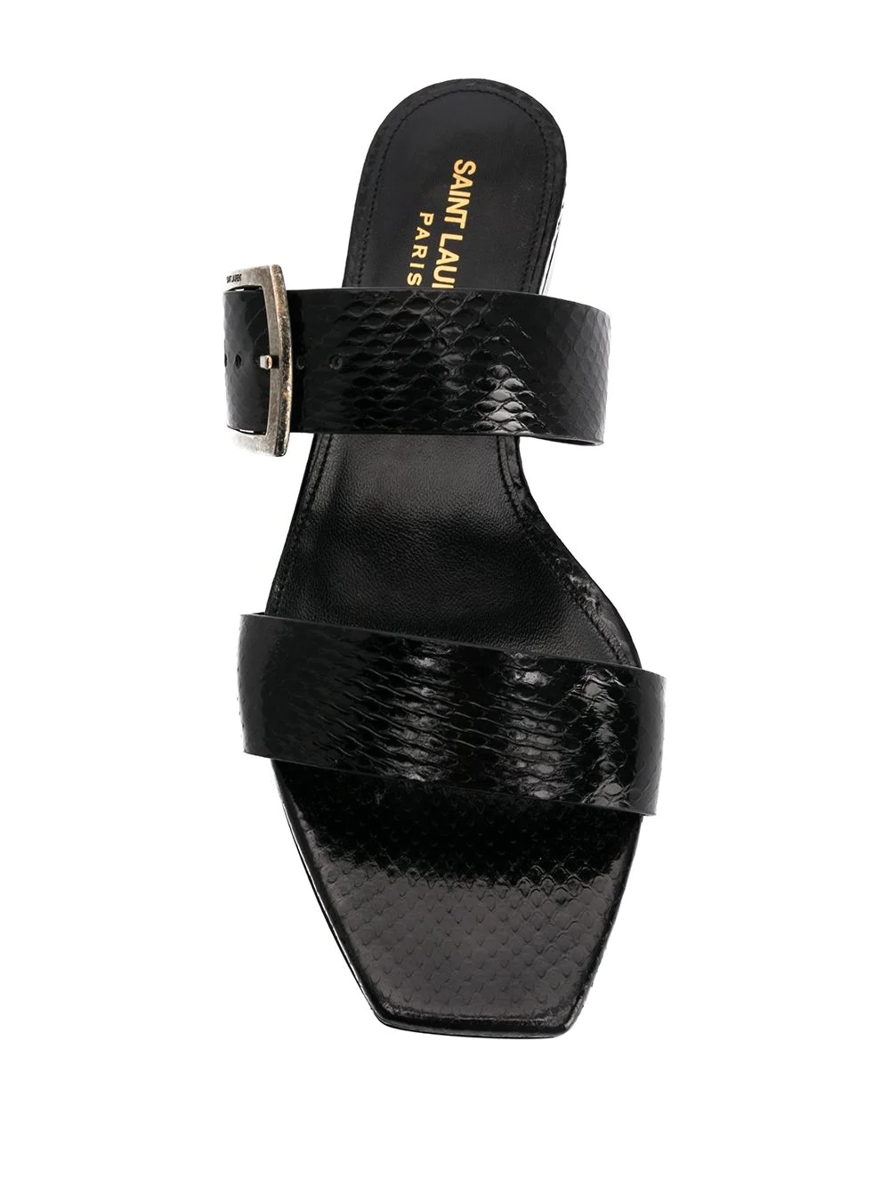 buckle flat sandals - 4