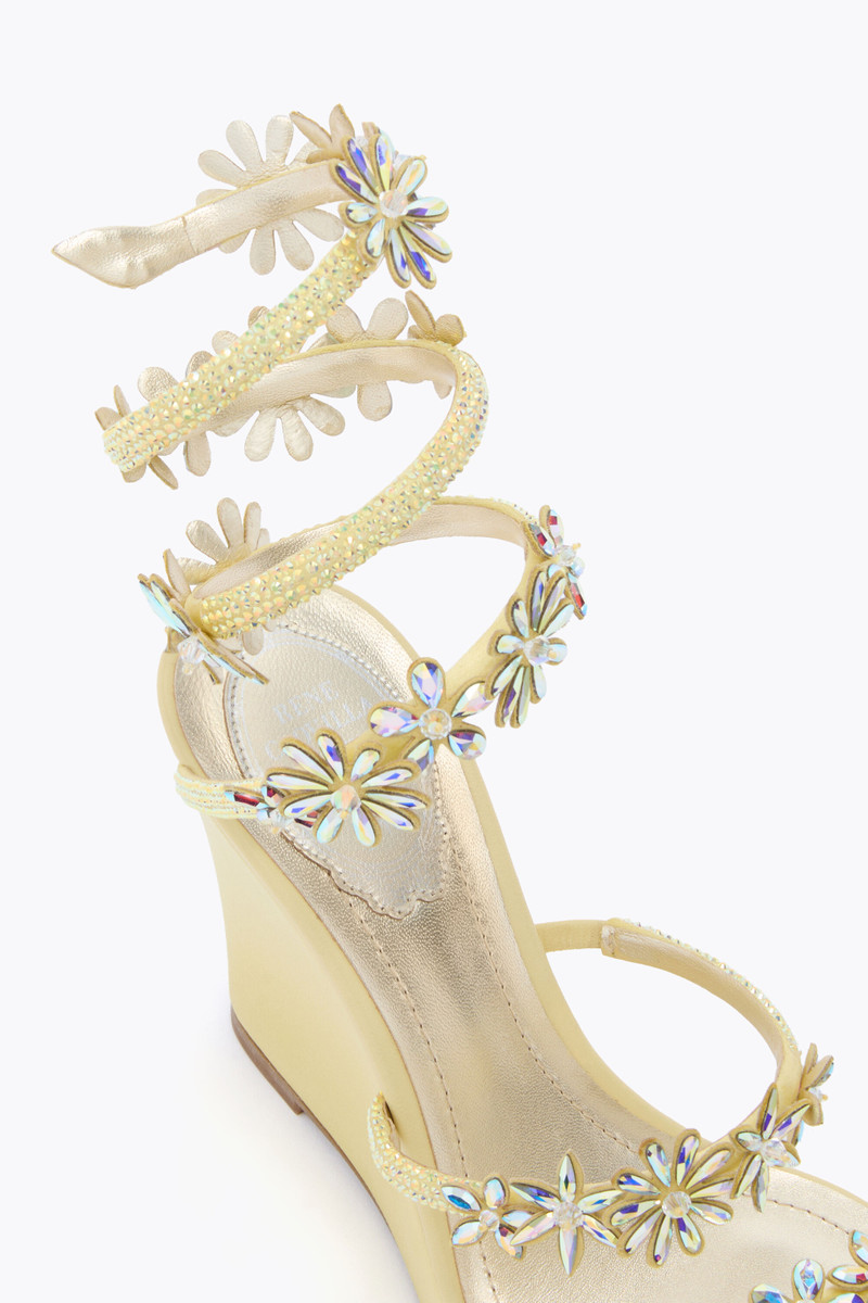 KASSIE YELLOW WEDGE SANDAL 105 5