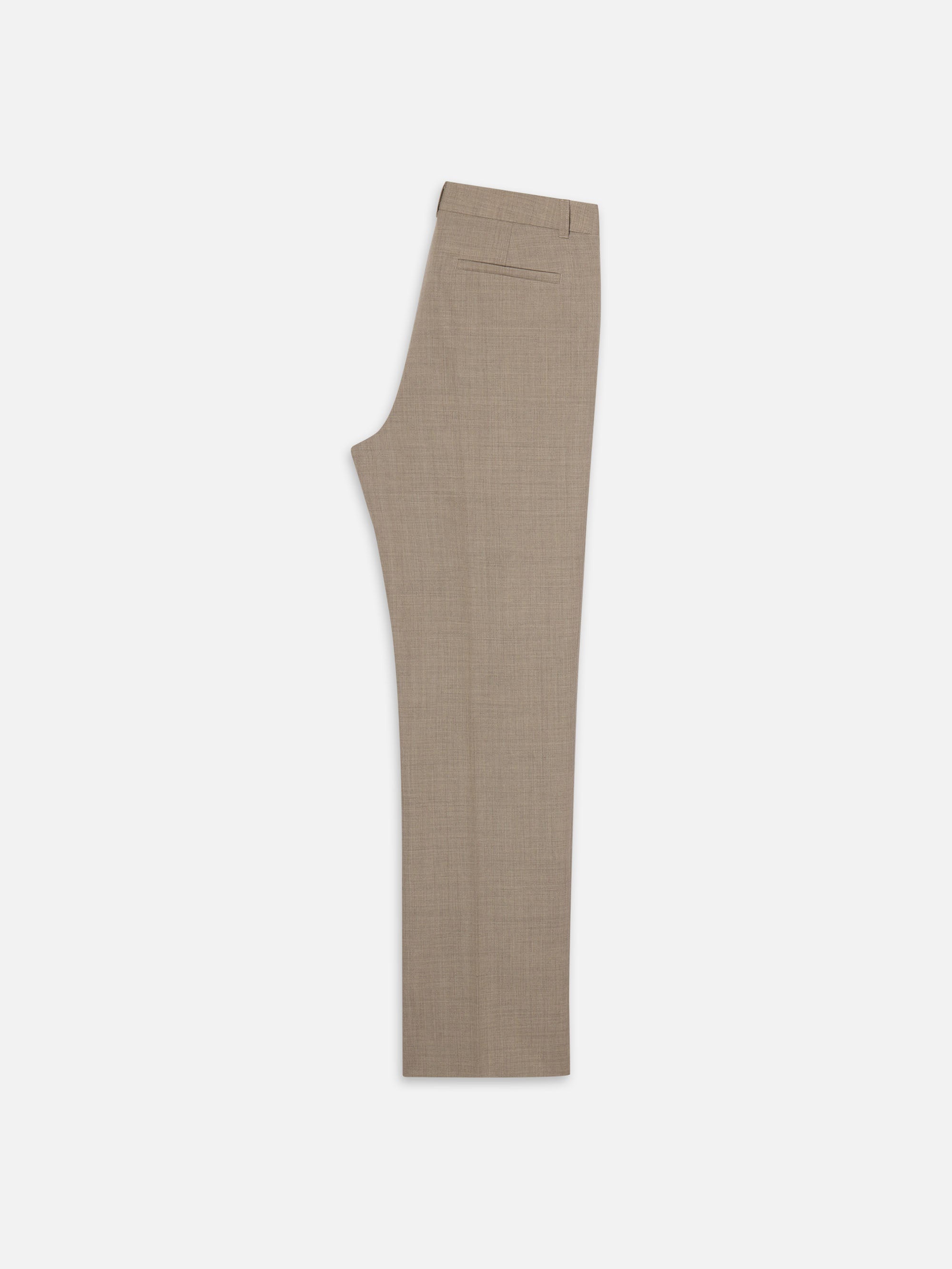 Wide Leg Trousers in Vintage Khaki - 4