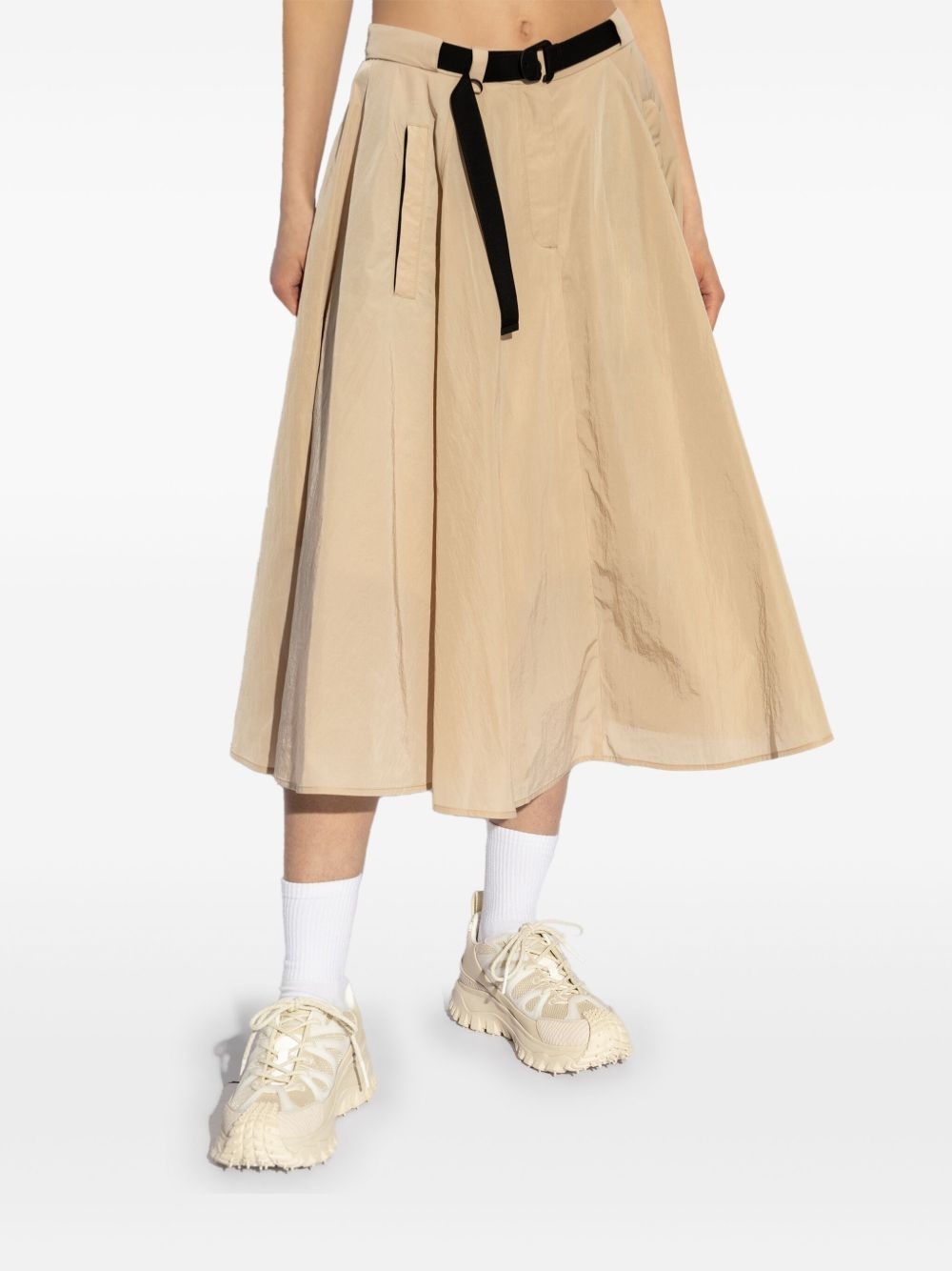 Moncler belted midi skirt | farfetch | REVERSIBLE