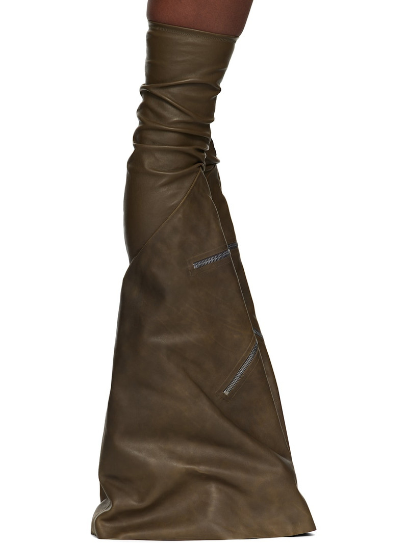 Khaki Porterville Cargowedge Boots 1