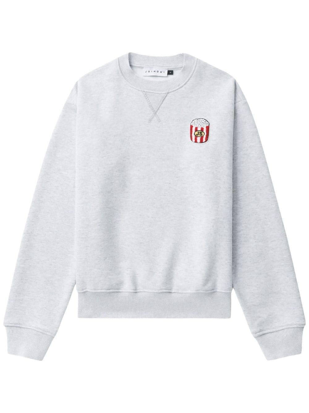 embroidered-motif sweatshirt - 1
