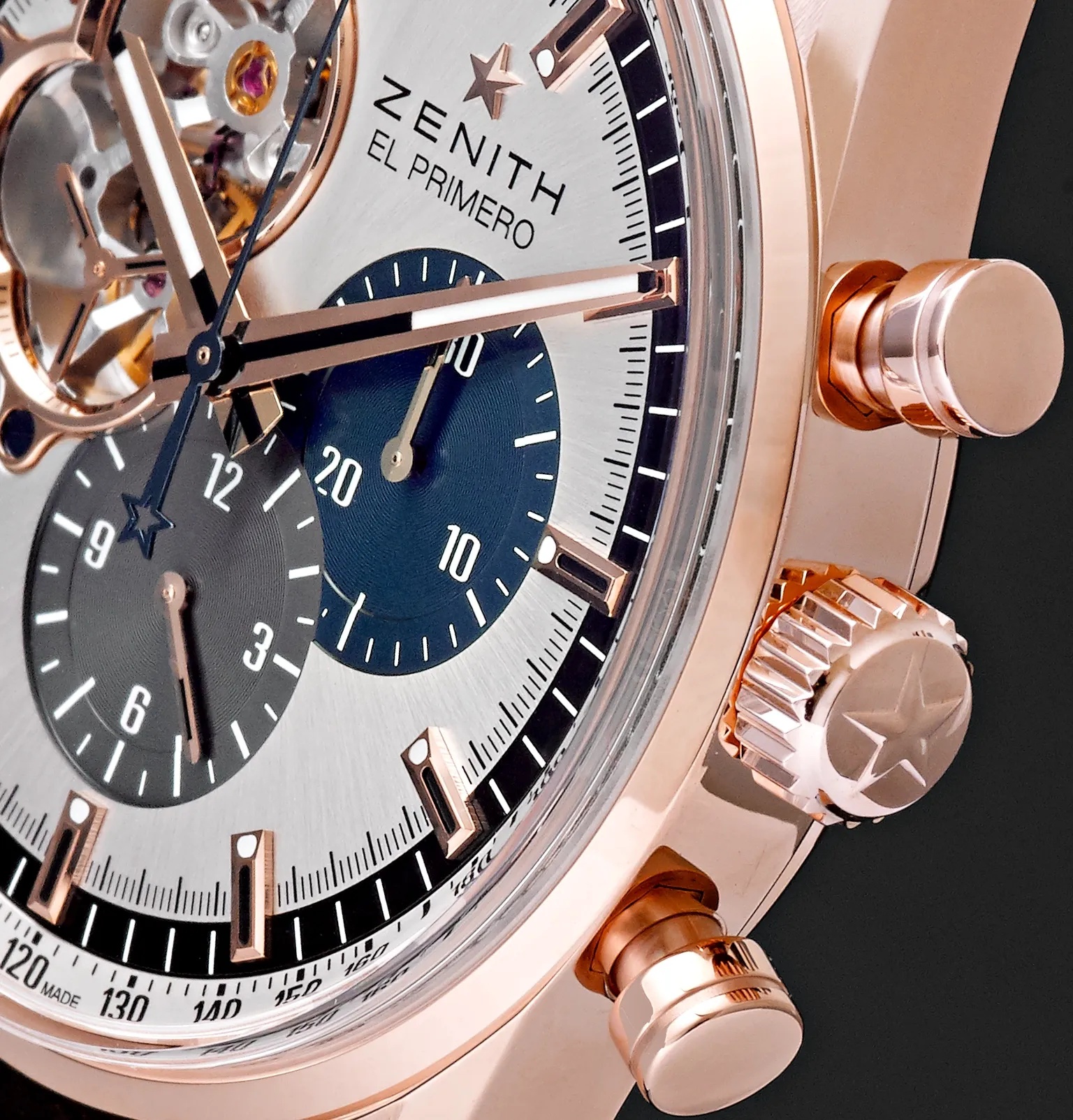 El Primero Chronomaster 42mm 1969 Rose Gold and Alligator Watch, Ref. No. 18.2040.4061/69.C494 - 6