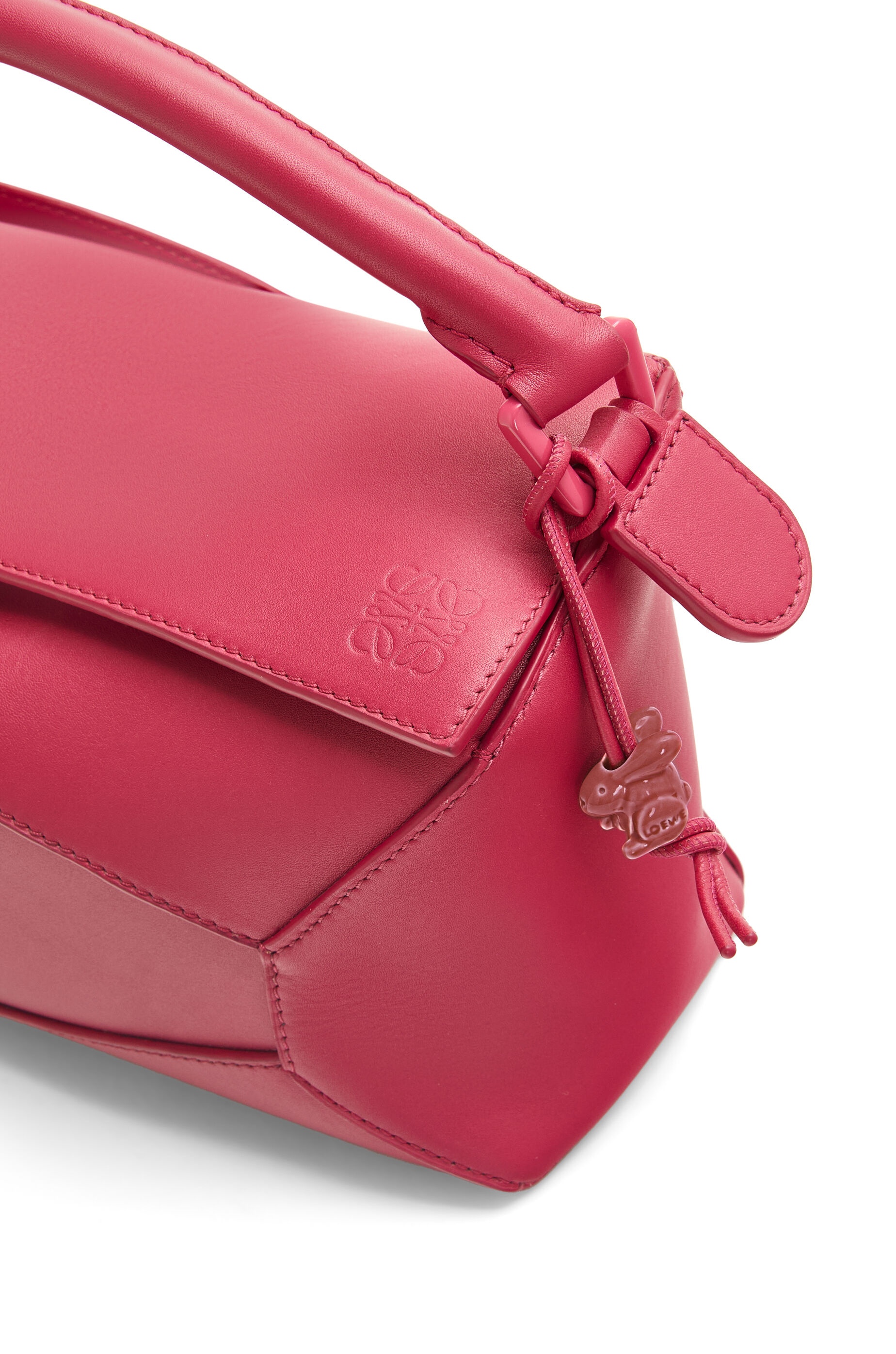 Small Puzzle Edge bag in satin calfskin - 8