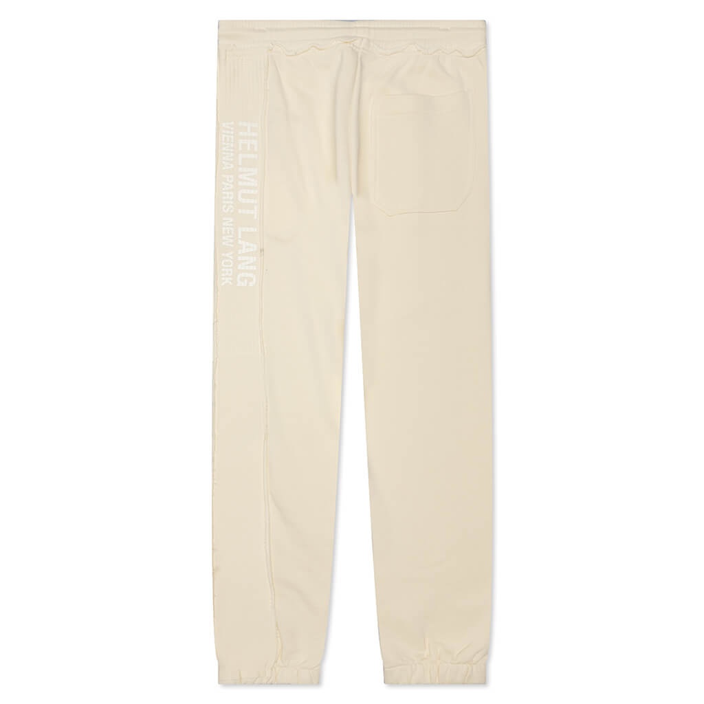 HELMUT LANG TRAPUNTO JOGGER - CUSTARD - 2