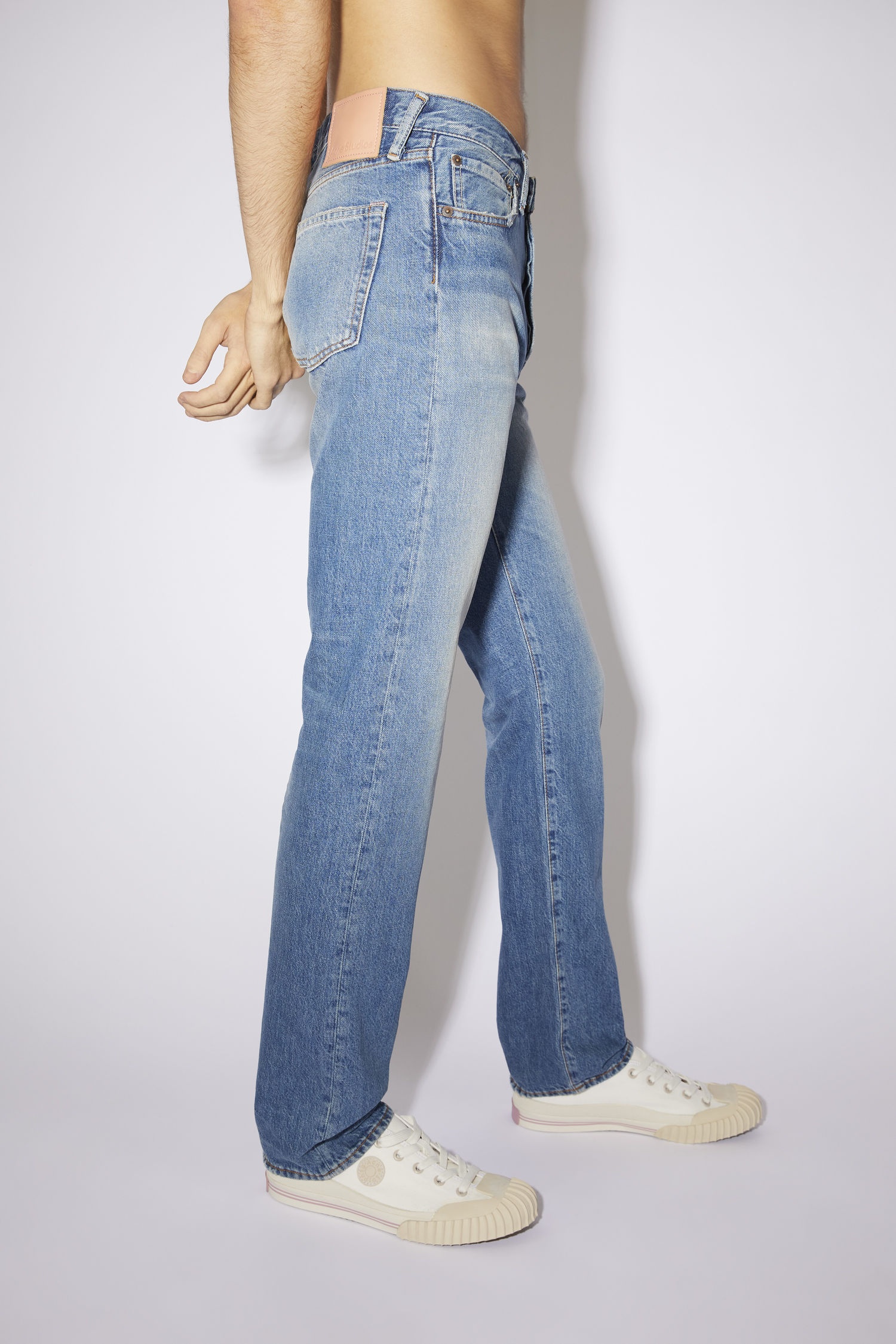 Straight fit jeans - Mid Blue - 4