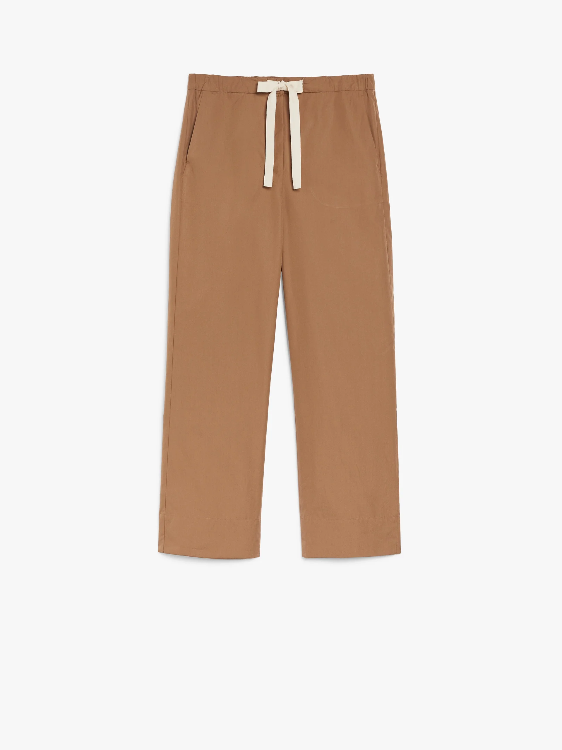 ARGENTO Poplin drawstring trousers - 1