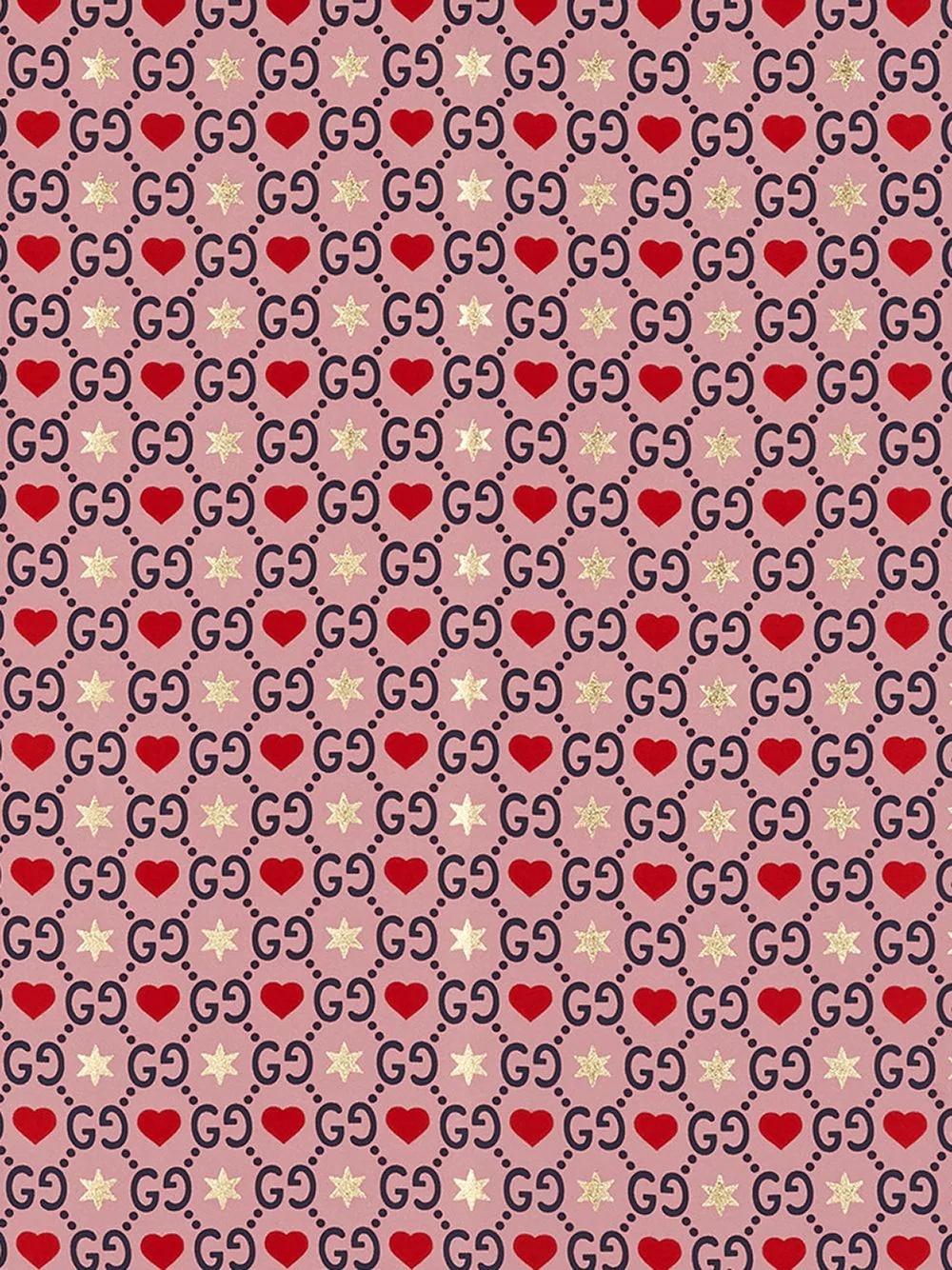 heart-print scarf - 3