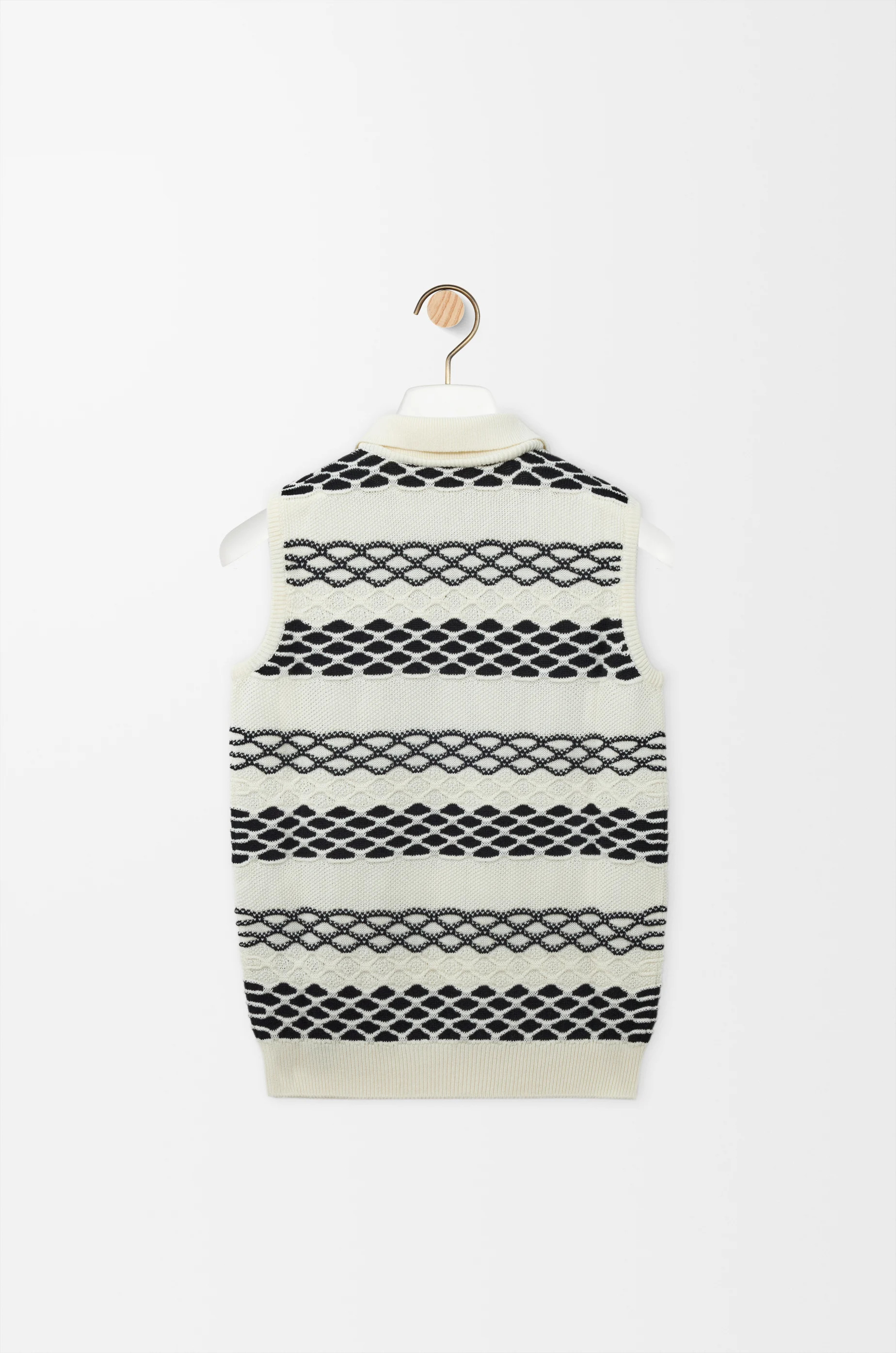 Vest in cotton jacquard - 2