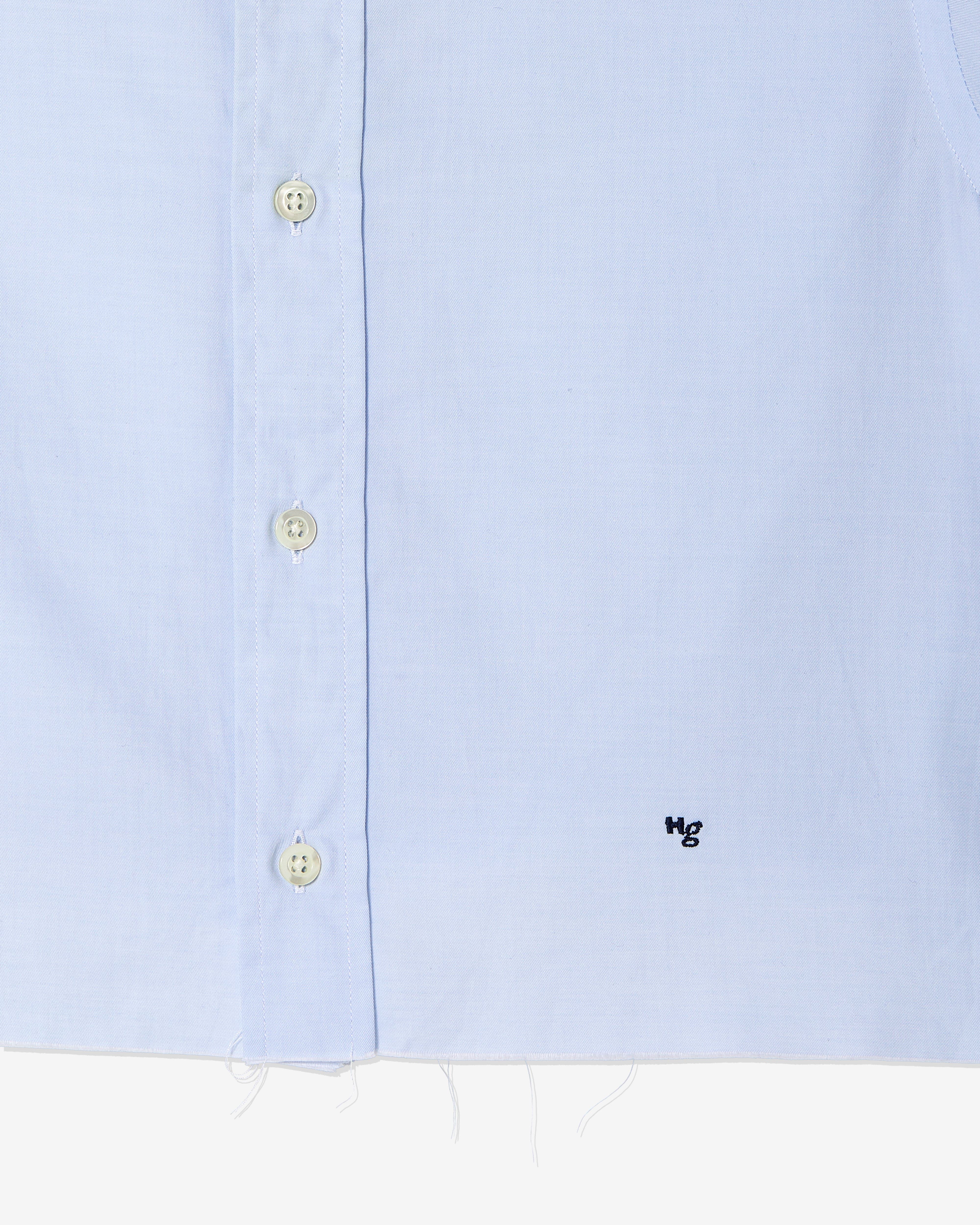 Hommegirls Cropped Shirt in Blue at Nordstrom - 3