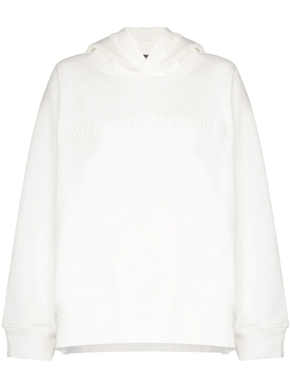 logo-embossed relaxed-fit hoodie - 1