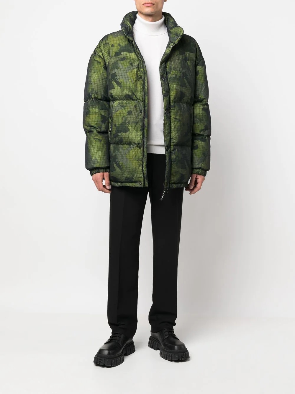 camouflage padded jacket - 2