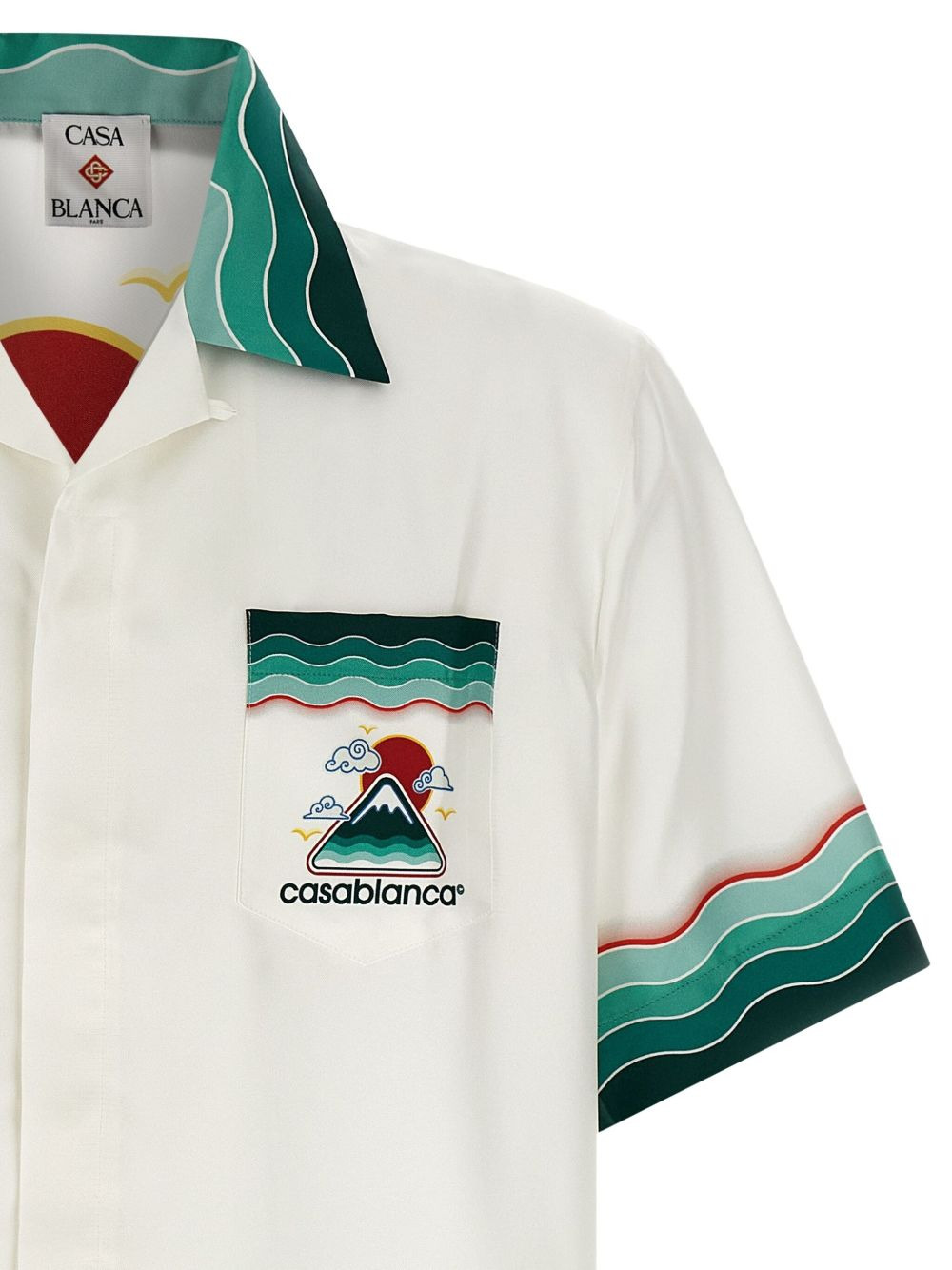 Montagne Ondulée silk shirt - 3