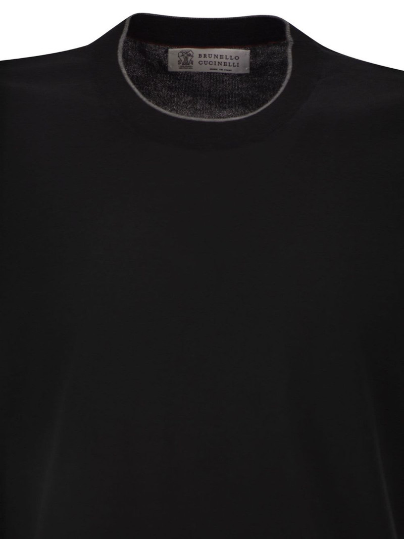 crew-neck ribbed short-sleeve T-shirt 4