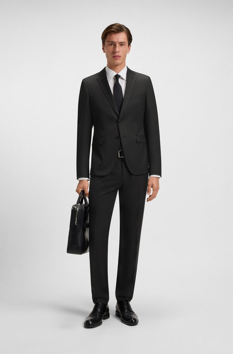 BOSS SINGLE-BREASTED JACKET IN VIRGIN-WOOL SERGE outlook