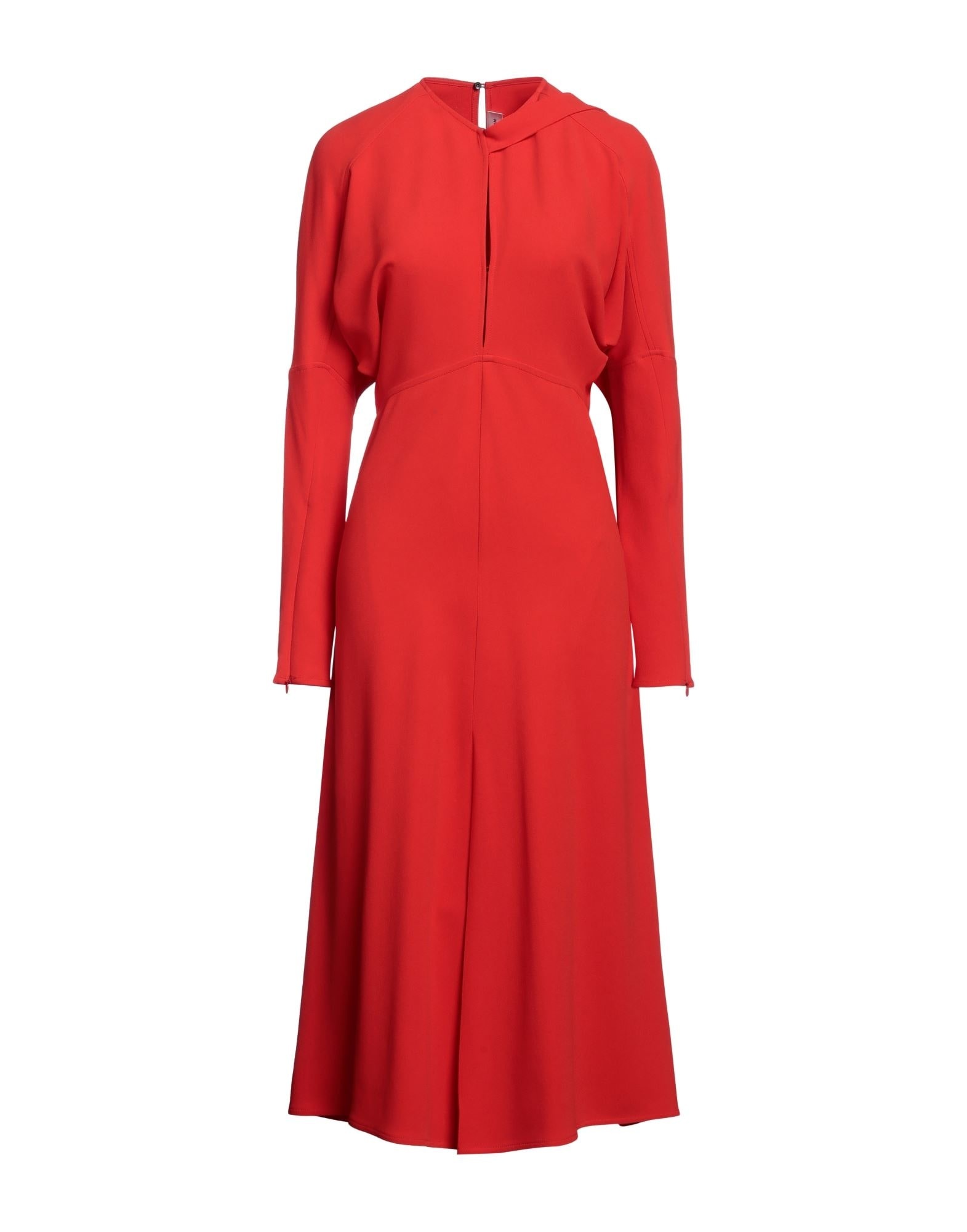 Tomato red Women's Elegant Dress - 1