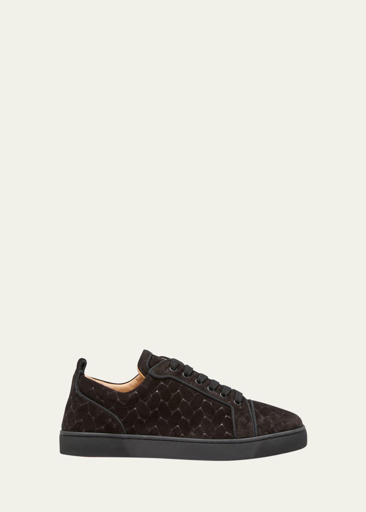 Men's Louis Junior Braided Leather Low-Top Sneakers - 1