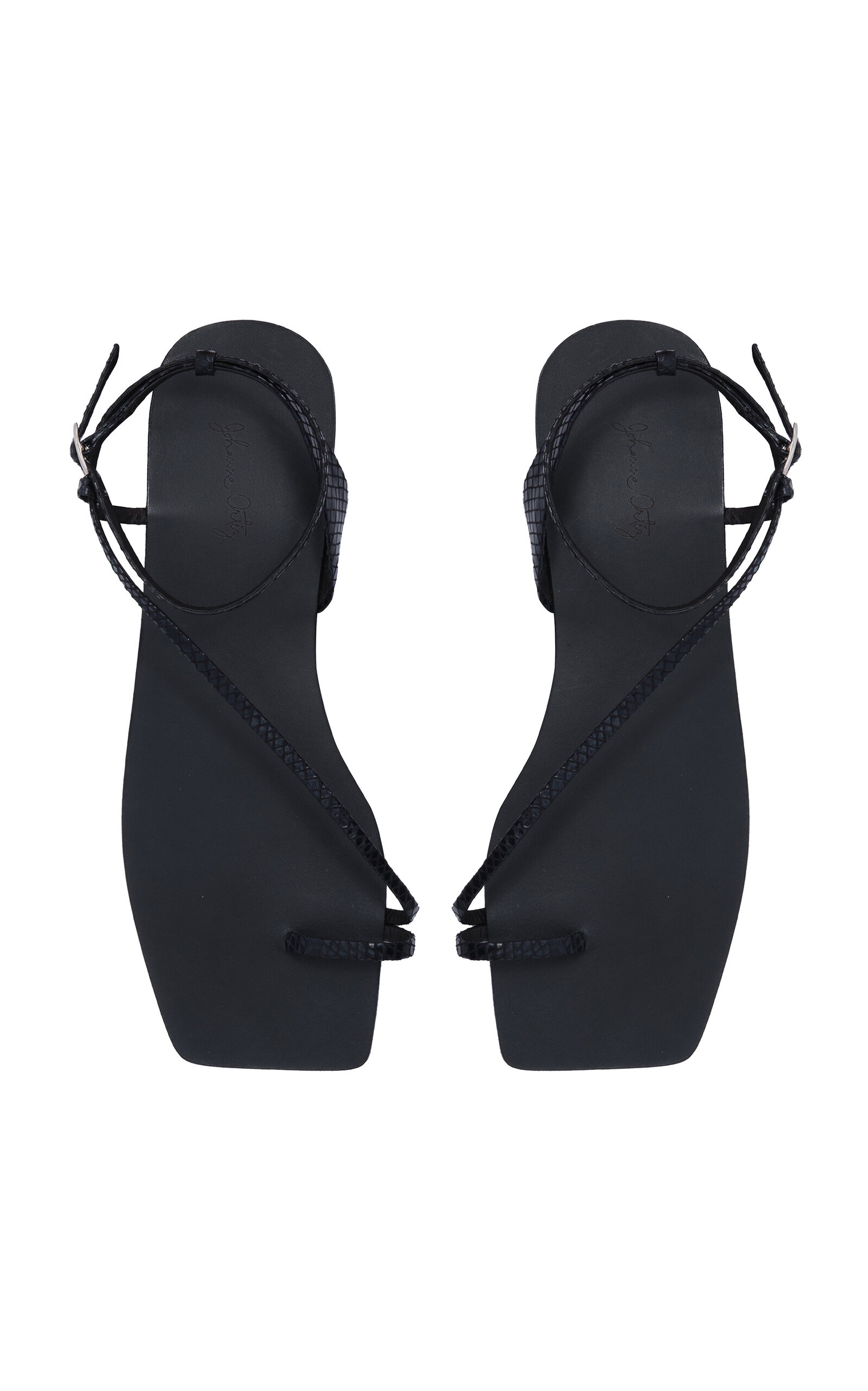 Flamenco Echoes Leather Sandals black - 4