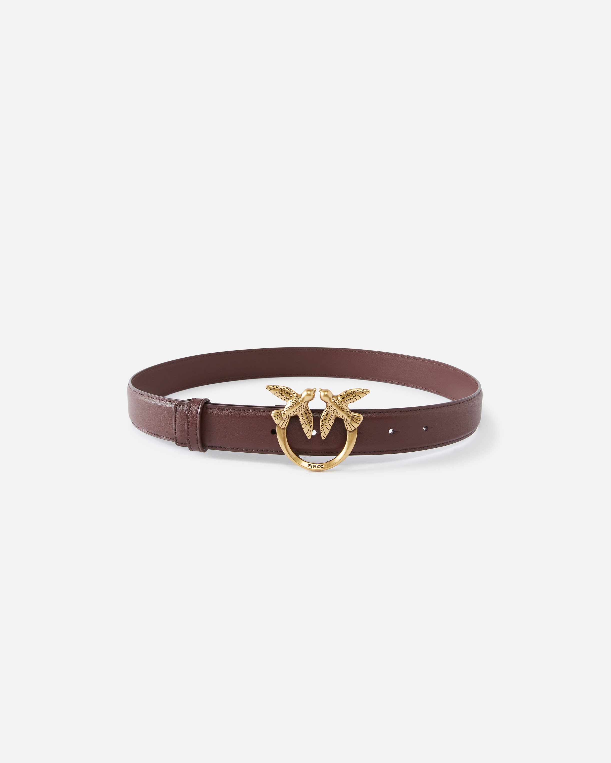 LOVE BIRDS LEATHER BELT 3CM - 1