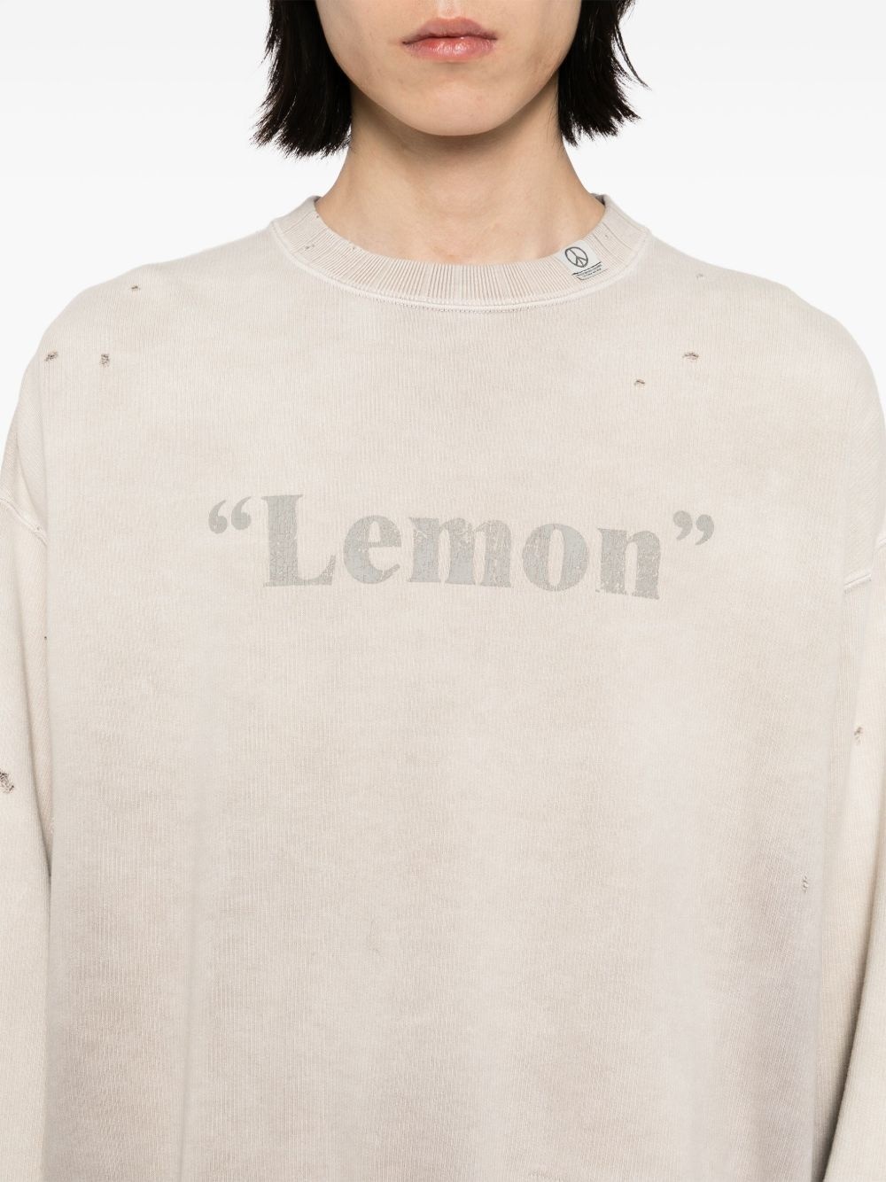 x Peace And After Lemon sweatshirt - 5