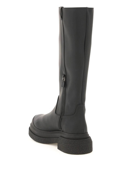 Stuart Weitzman CHARLI SPORTLIFT RUBBERIZED BOOTS outlook