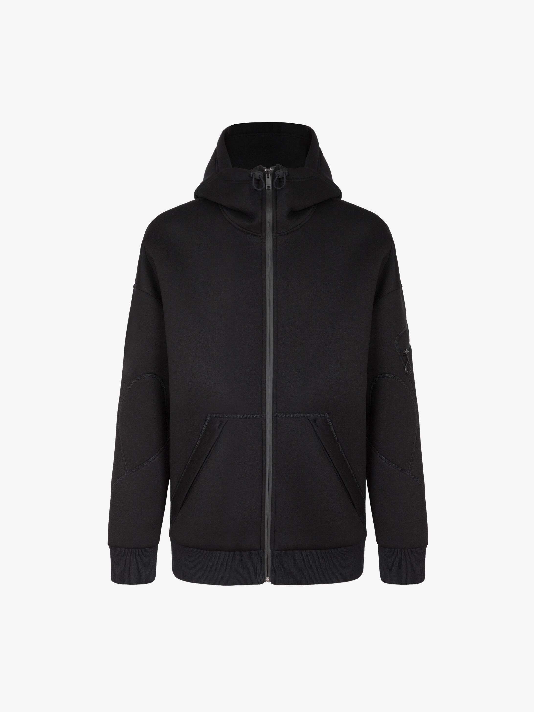 GIVENCHY zipped hoodie in neoprene - 1