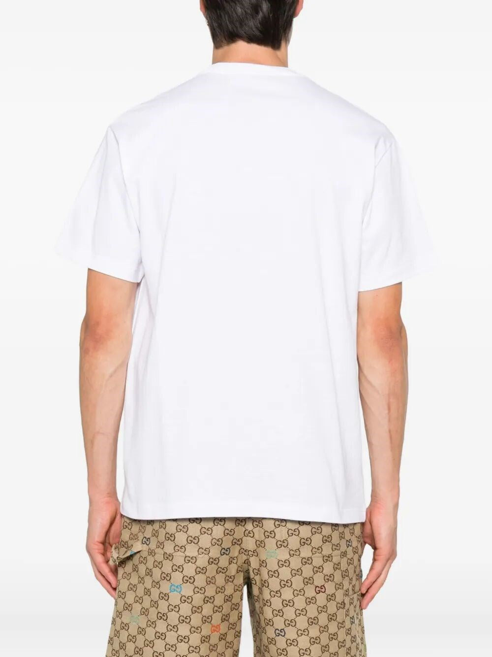 Gucci Men Short Sleeve Cotton Jersey T-Shirt - 4